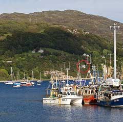 The view from Port á Mhinich