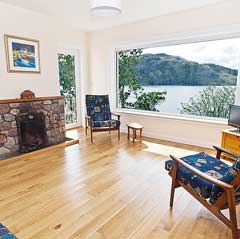 The kitchen opens onto a terrace